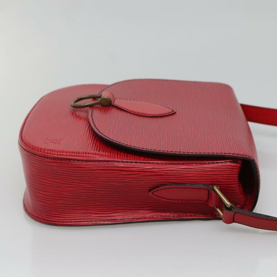【日本直送】路易威登 Epi Saint Cloud GM 肩背包 紅色 M52197 LV Auth 138670-3