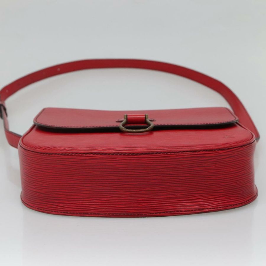 【日本直送】路易威登 Epi Saint Cloud GM 肩背包 紅色 M52197 LV Auth 138670-4