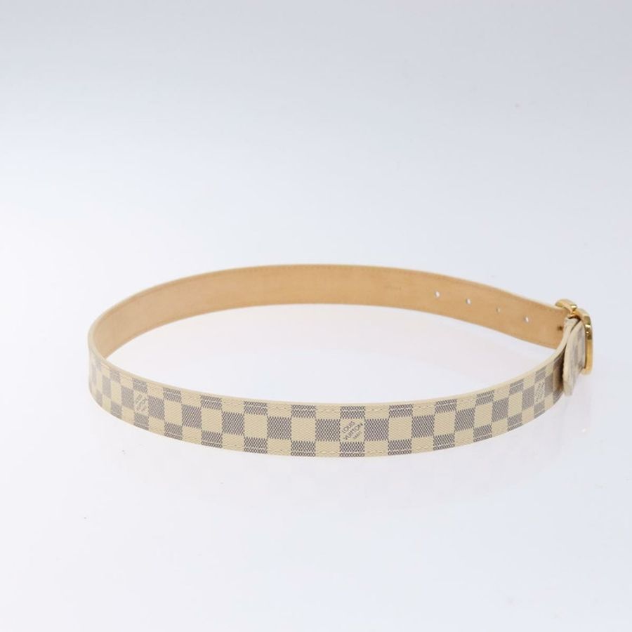 【日本直送】路易威登 Damier Azur Ceinture 迷你皮帶 34.3 英吋 M9782 LV 正品 ki5889-3
