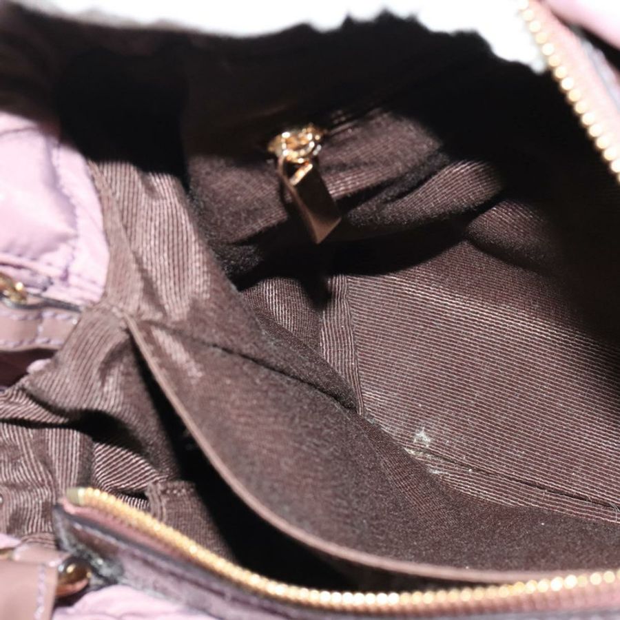 【日本直送】Salvatore Ferragamo Vala 手提包 尼龍琺瑯 2way 紫色銀色 Auth 138874-20