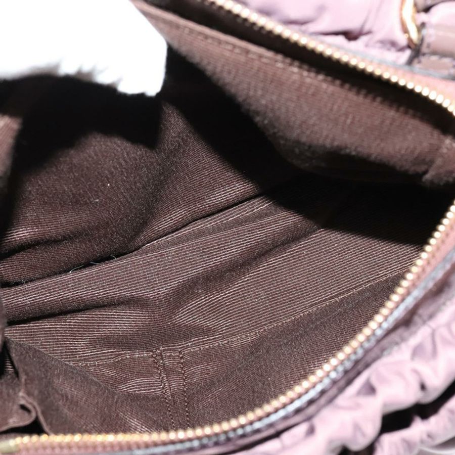 【日本直送】Salvatore Ferragamo Vala 手提包 尼龍琺瑯 2way 紫色銀色 Auth 138874-21
