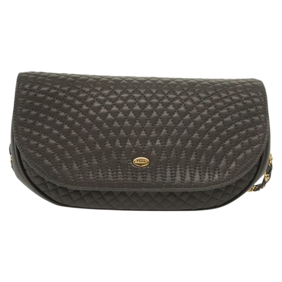 【日本直送】BALLY 鏈條單肩包 皮革 灰色 金色 正品 139538-12