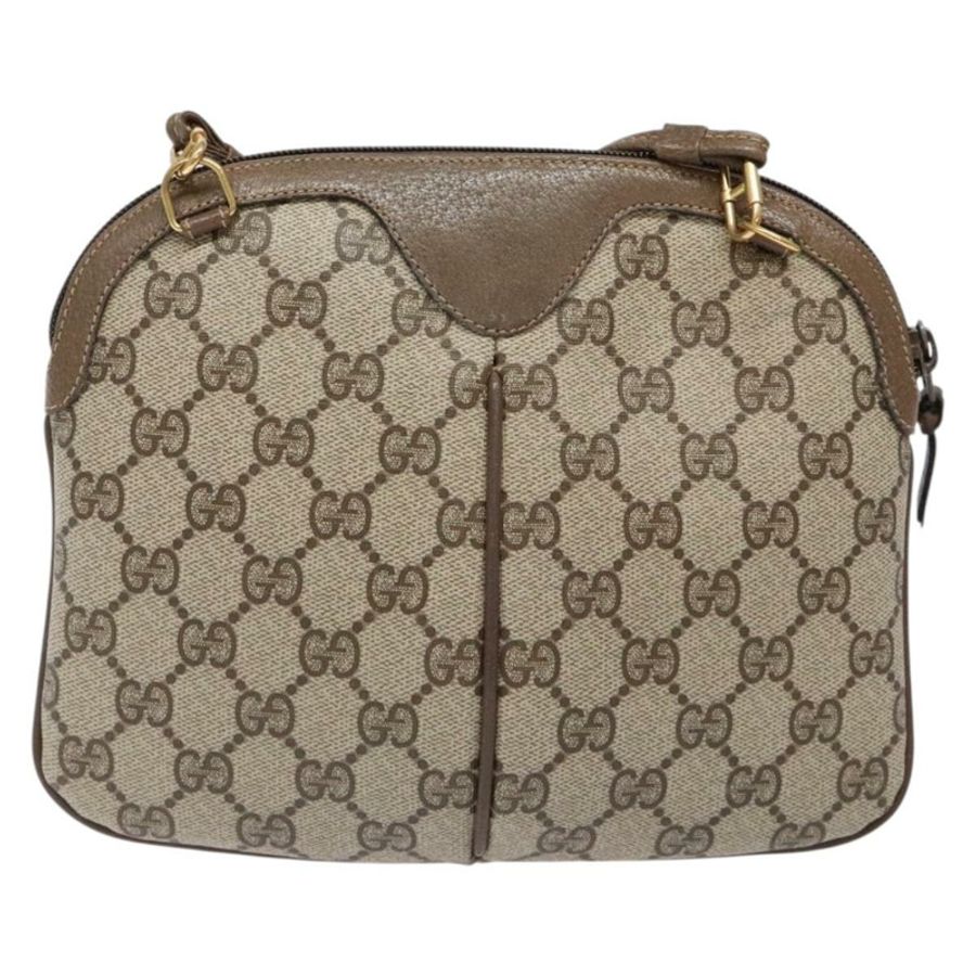 【日本直送】GUCCI GG Supreme Web Sherry Line 單肩包 PVC 米色 68 02 047 正品 139751-2
