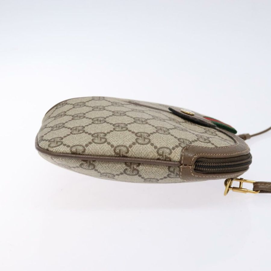 【日本直送】GUCCI GG Supreme Web Sherry Line 單肩包 PVC 米色 68 02 047 正品 139751-3