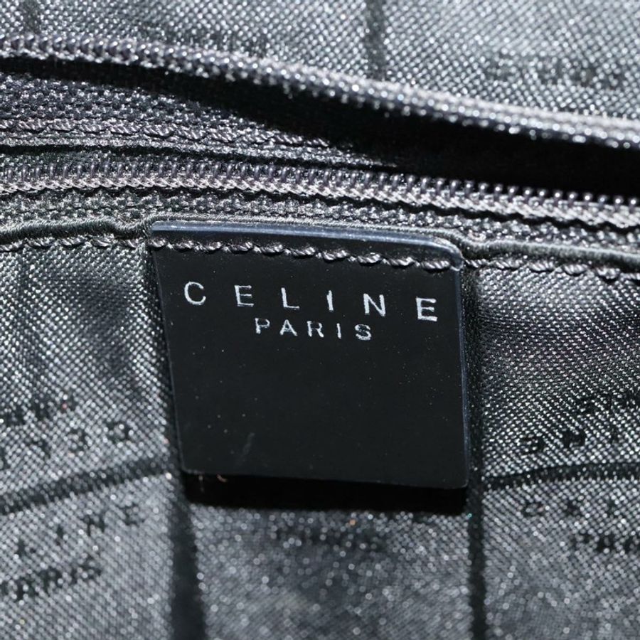 【日本直送】CELINE 琺瑯兩用手提包 黑色 銀色 正品 hk2920-18