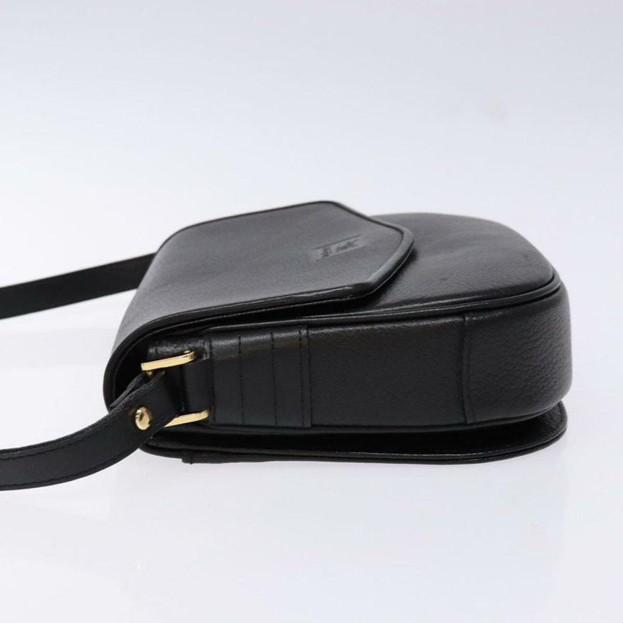 【日本直送】Burberrys 皮革肩背包 金色 黑色 正品 BA5110-3