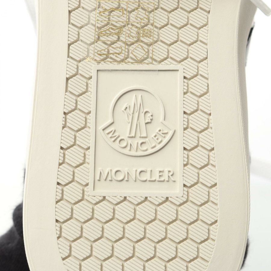 MONCLER MONACO2 運動鞋 4M00160M449600137 皮革 白色 海軍藍 紅色 #37 全新 女款-6