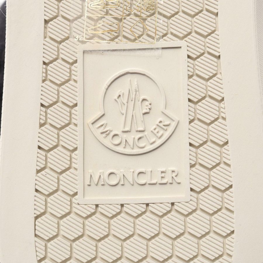 MONCLER MONACO2 運動鞋 4M00160M449600139 皮革 白色 海軍藍 紅色 #39 全新 女款-6