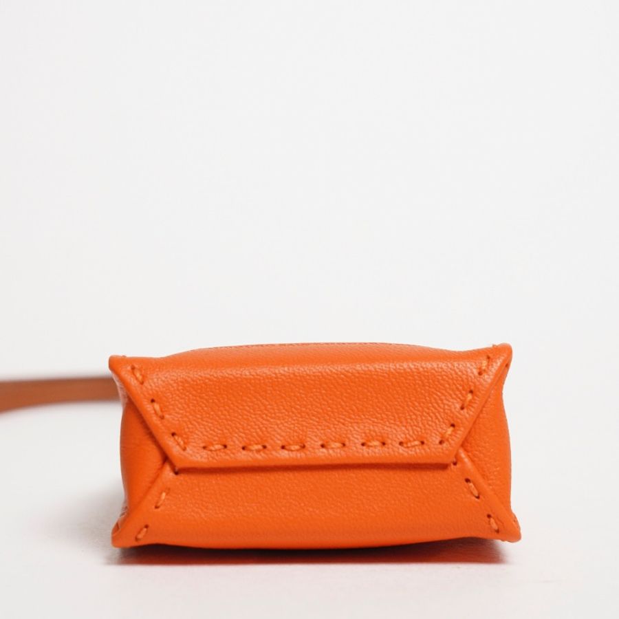 HERMÈS Sac Orange Bag 掛件 93 Orange Agneau 阿格諾-2