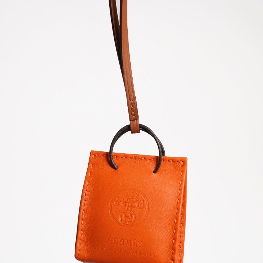 HERMÈS Sac Orange Bag 掛件 93 Orange Agneau 阿格諾-1