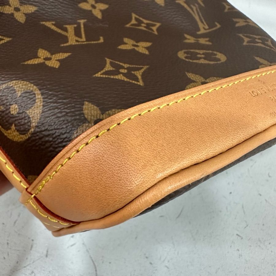 LV M81266 原花金釦 nano noe mini水桶包-12