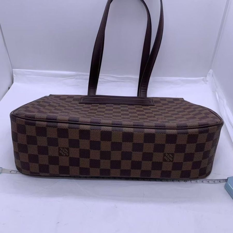 LV 路易威登 cifton 中古棕棋盤格托特包-1