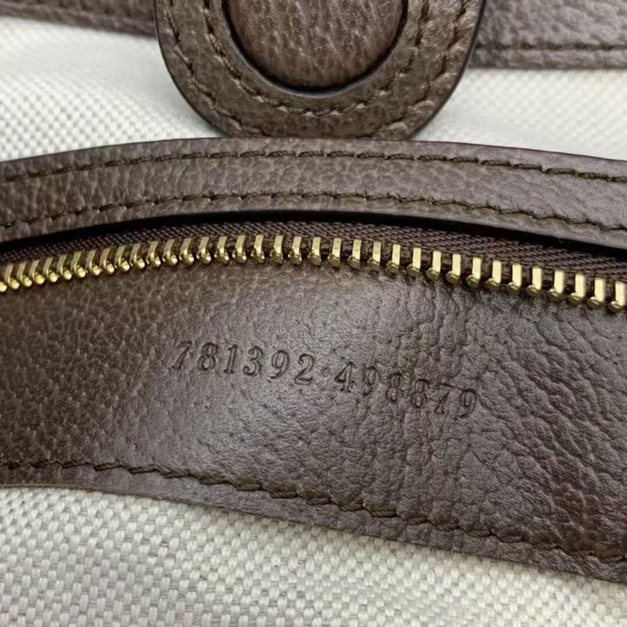 Gucci Ophidia hobo水桶包大號34*32*17,米色老花配烏木色-6