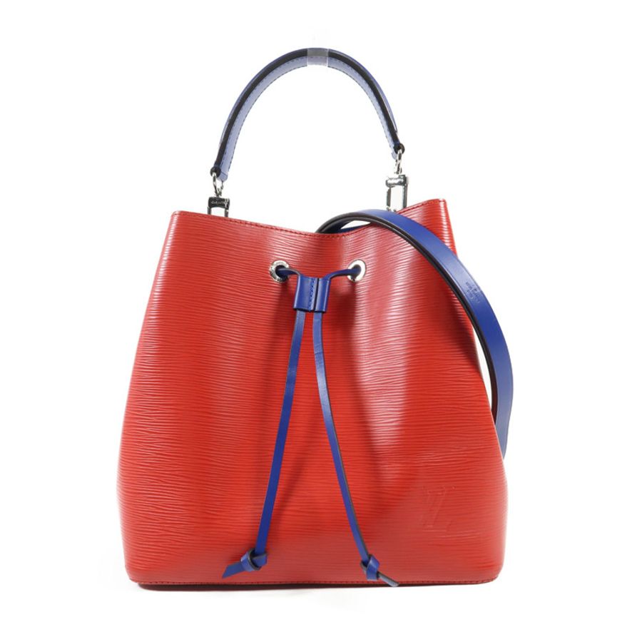 LOUIS VUITTON 【激減優惠】Epi NeoNoe MM銀扣手挽肩背兩用袋紅色藍色-0