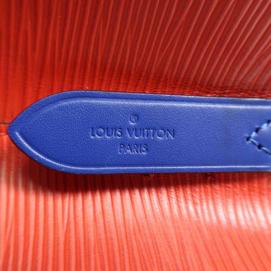 LOUIS VUITTON Epi NeoNoe MM銀扣手挽肩背兩用袋紅色藍色-5