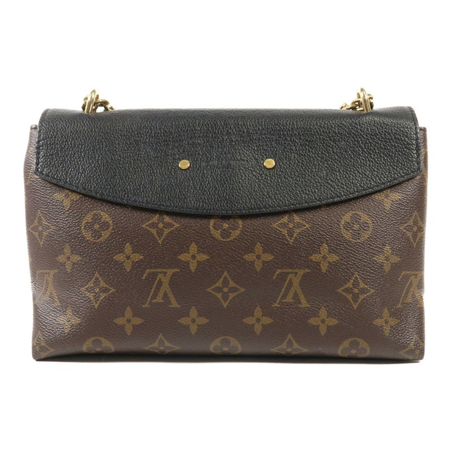LOUIS VUITTON Monogram Saint Placide金扣肩背袋棕色/色-1