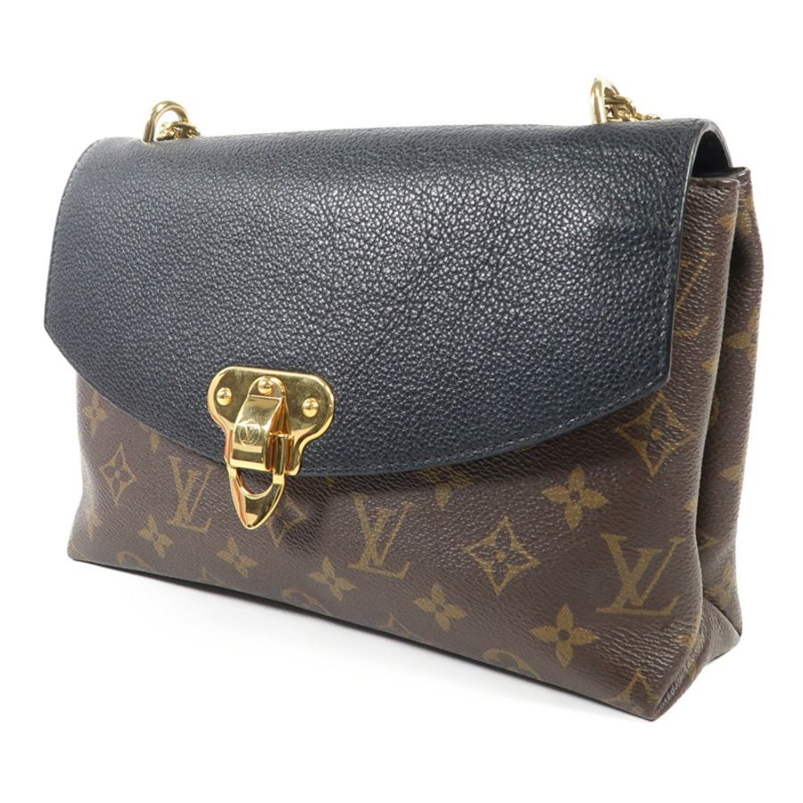 LOUIS VUITTON Monogram Saint Placide金扣肩背袋棕色/色-2