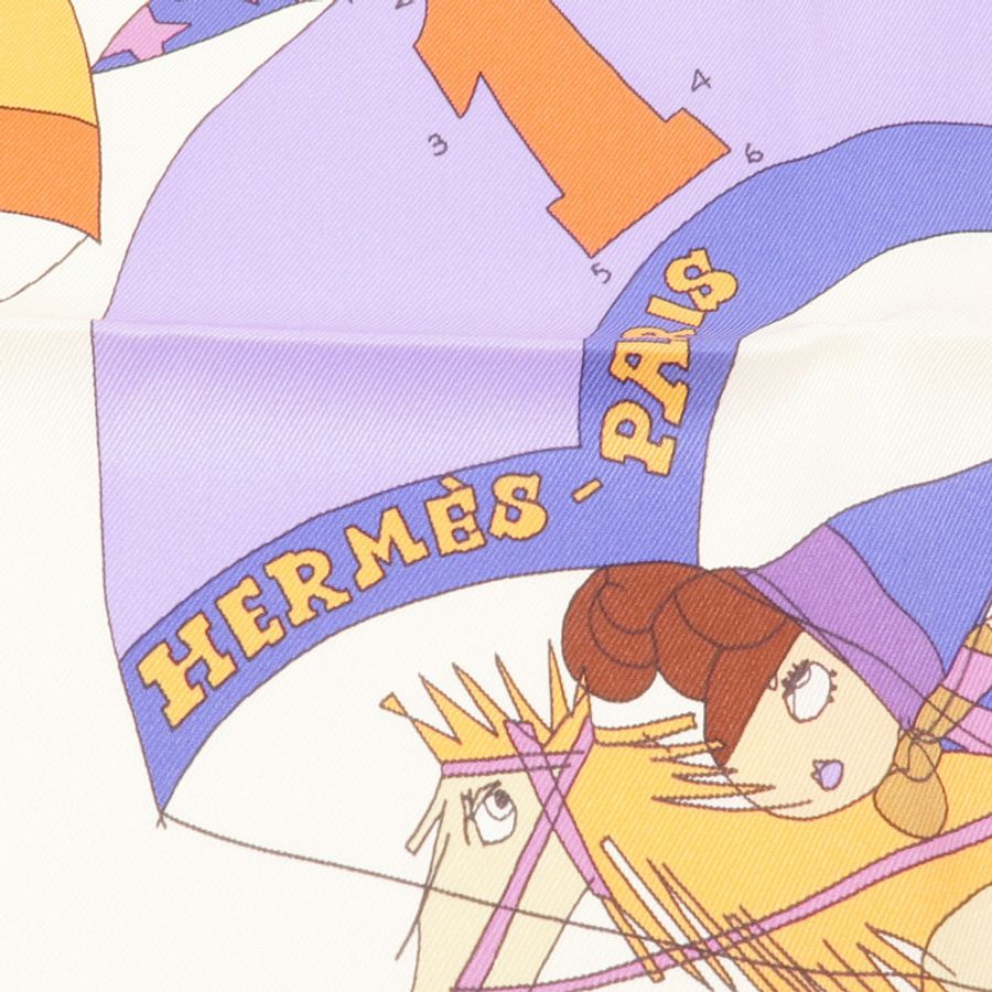 HERMES 絲質Carre 65絲巾-5