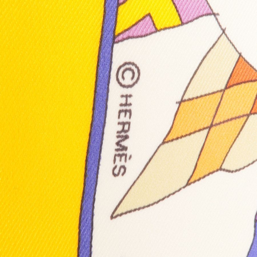 HERMES 絲質Carre 65絲巾-6