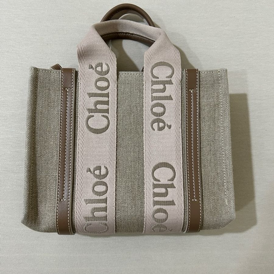 Chloé Woody tote bag 托特包 近全新有購證防塵袋紙袋-0