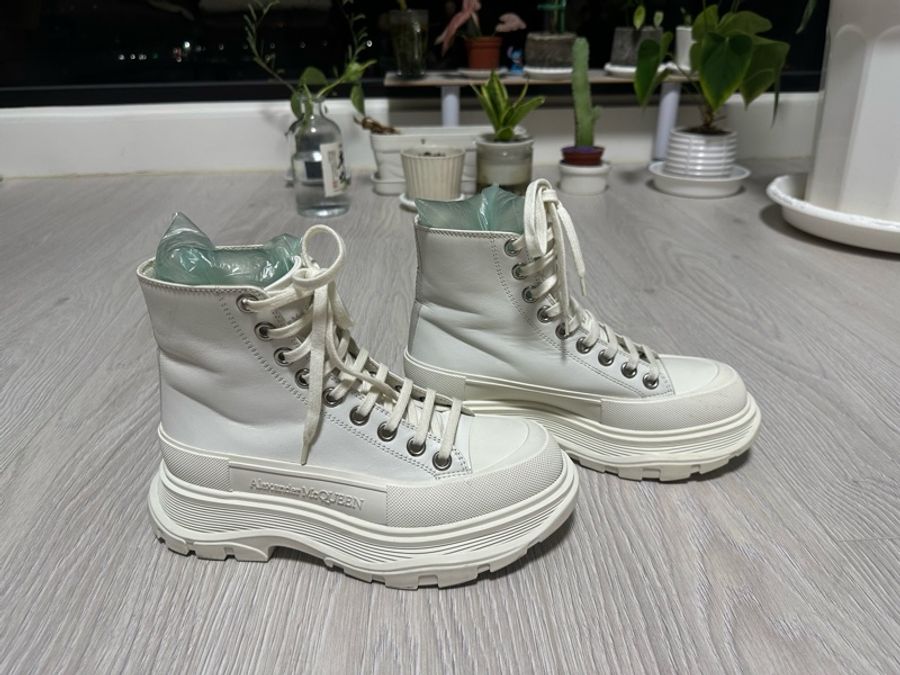 Alexander McQueen Tread Slick 高筒厚底休閒鞋-2