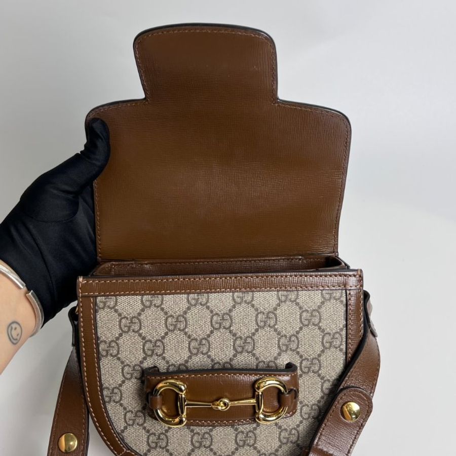 GUCCI 760191 老花1955肩背包迷你-5