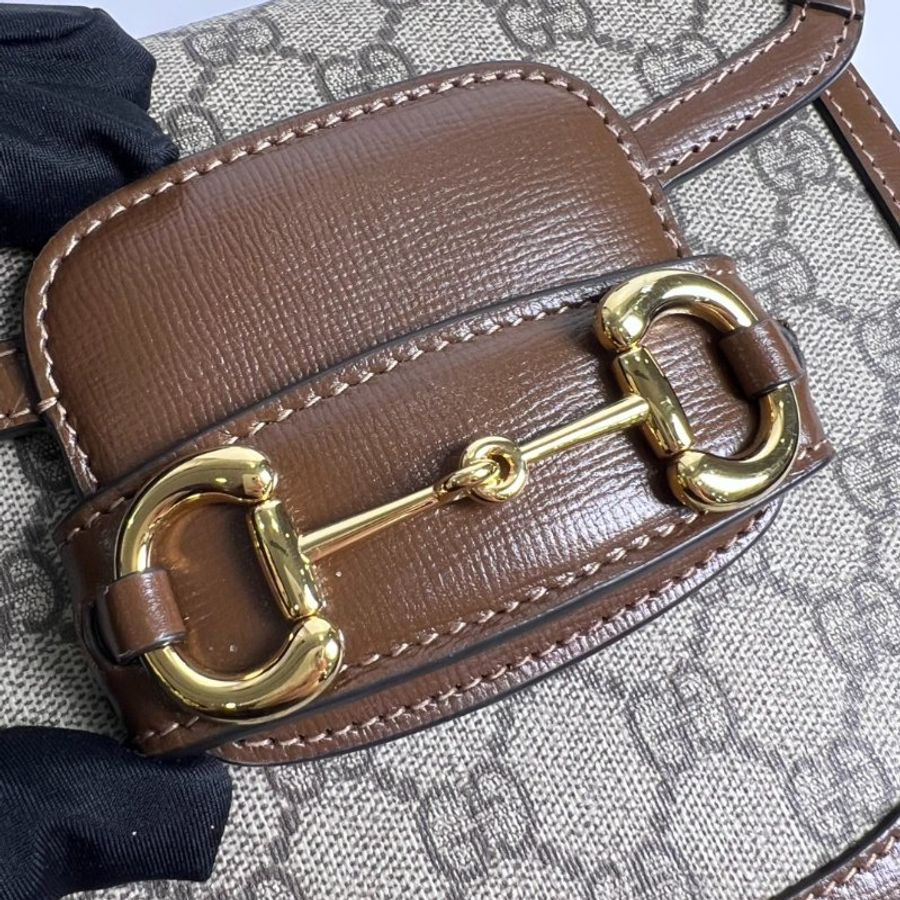 GUCCI 760191 老花1955肩背包迷你-7