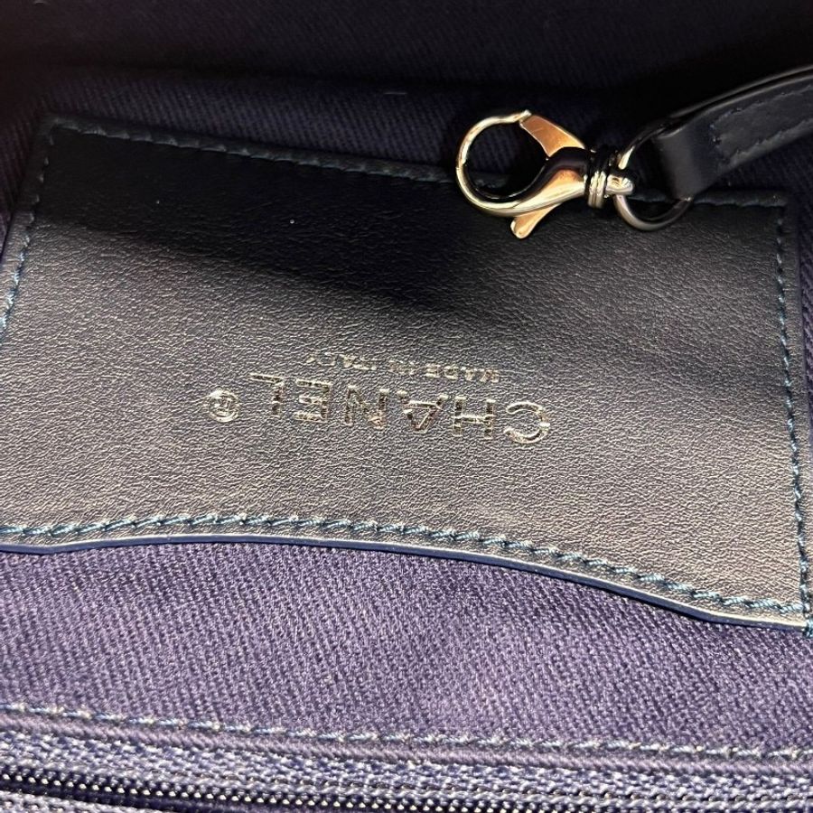 Chanel Demin chain tote bag-16