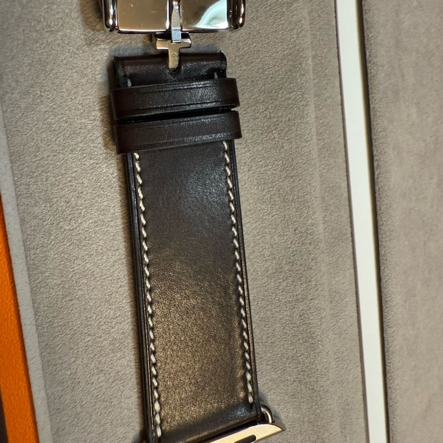 Hermes Apple Watch 皮錶帶 (絕版品) 蝴蝶扣 Swift皮-4