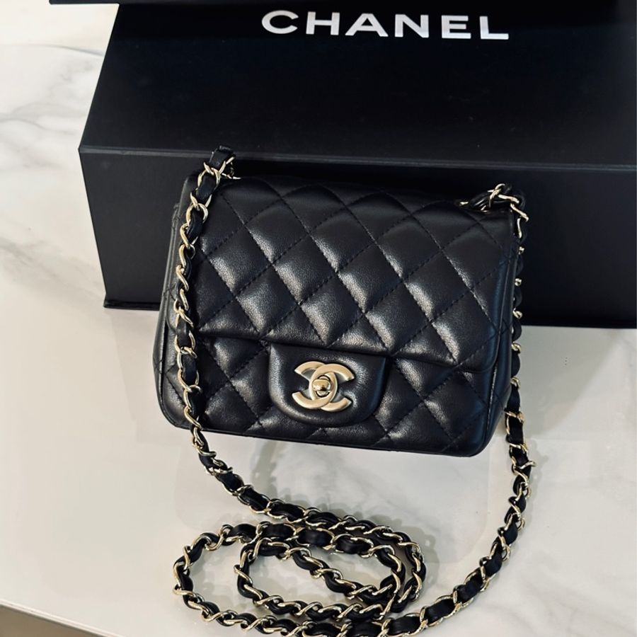 Chanel cf17黑金經典方胖子 芯片款 #全配全膜 #賠售全網最低價割愛 #這裡免配貨-4