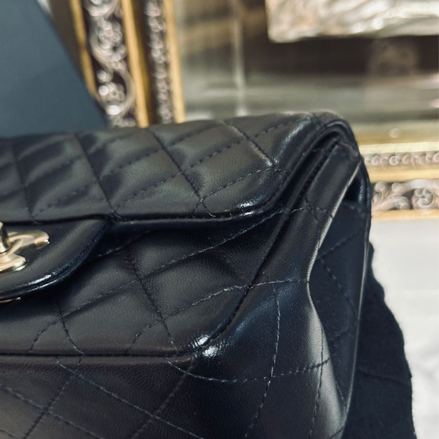 Chanel cf17黑金經典方胖子 芯片款 #全配全膜 #賠售全網最低價割愛 #這裡免配貨-13