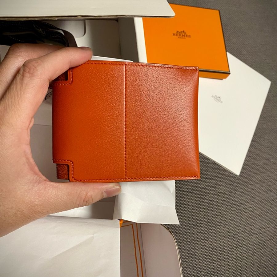 Hermes H 短夾 （2024年 限量絕版品） 羊皮 + 牛皮 （7人追蹤）-2