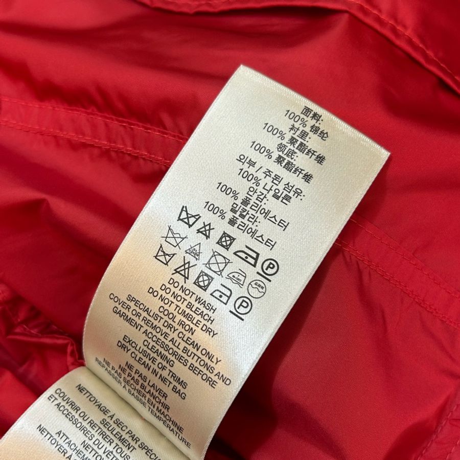 BURBERRY英國BRIT紅色輕盈短風衣UK8-13