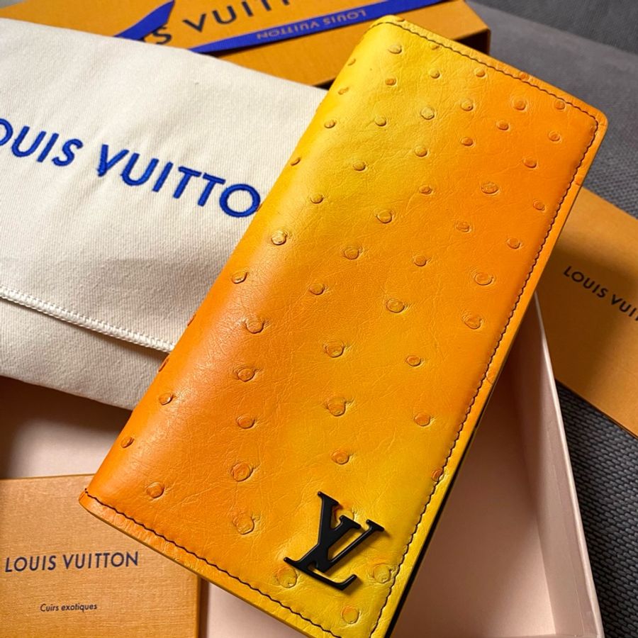 Louis Vuitton 鴕鳥皮 2024 長夾 (絕版品) (2人追蹤)-7