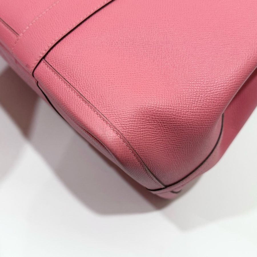 HERMES8W唇膏粉色EPSOM皮銀釦Garden Party36cm-22