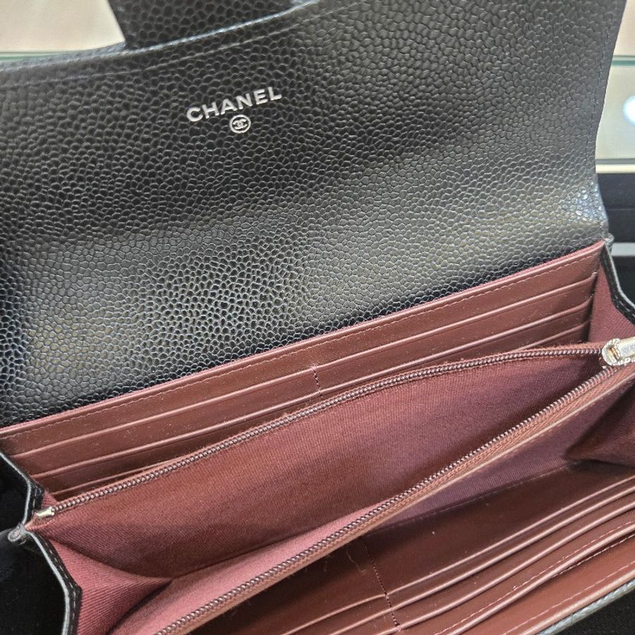 Chanel - CF長夾 (荔枝皮)-6
