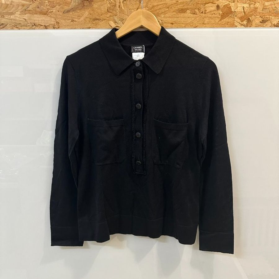 【美收精品】CHANEL 黑色長袖員工服 3-978-0