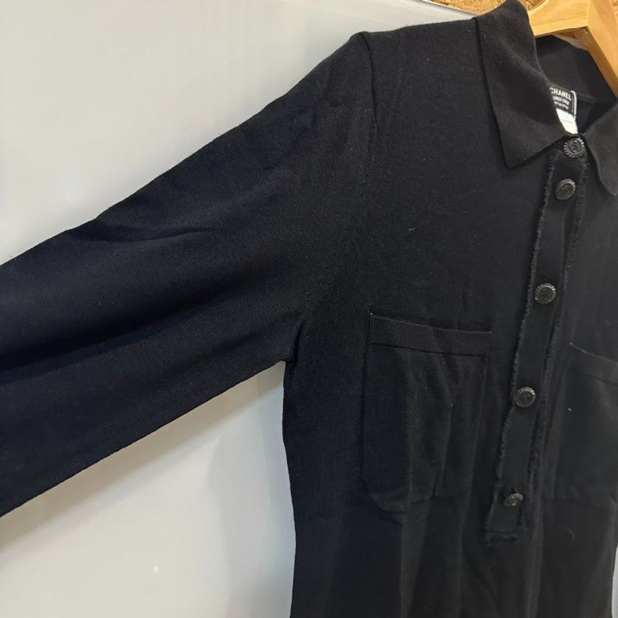 【美收精品】CHANEL 黑色長袖員工服 3-978-4
