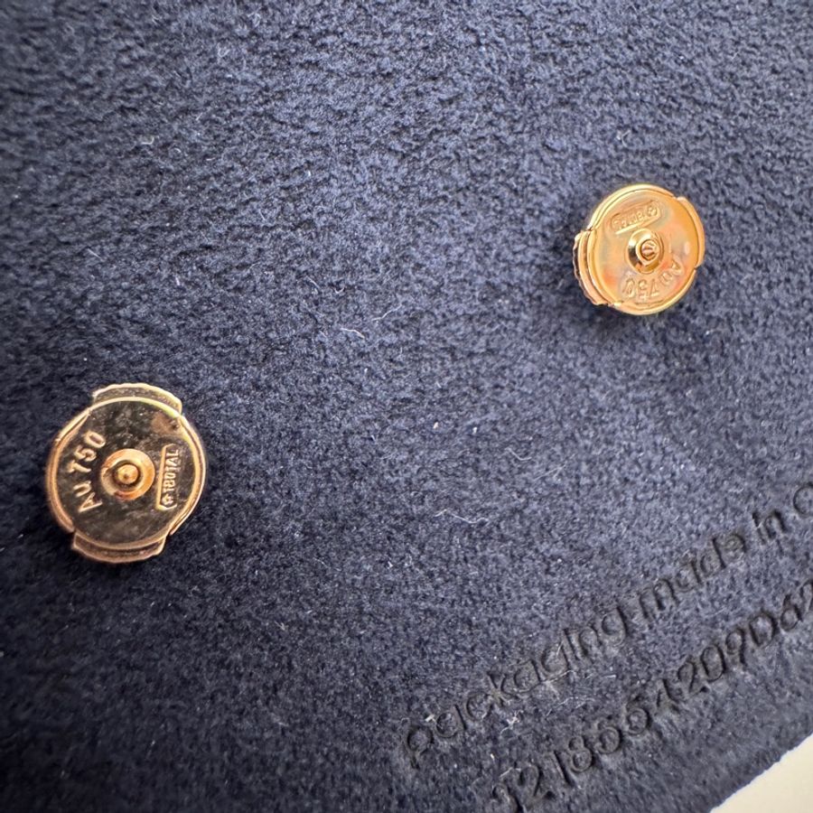 LV IdylleBlossom 18K金單鑽耳環-2