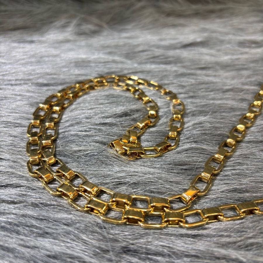 LV M48931 GERMAIN PM 黑色 牛皮 原花 壓紋 金鍊 肩背包 側背包 掀蓋包 下蓋包-36