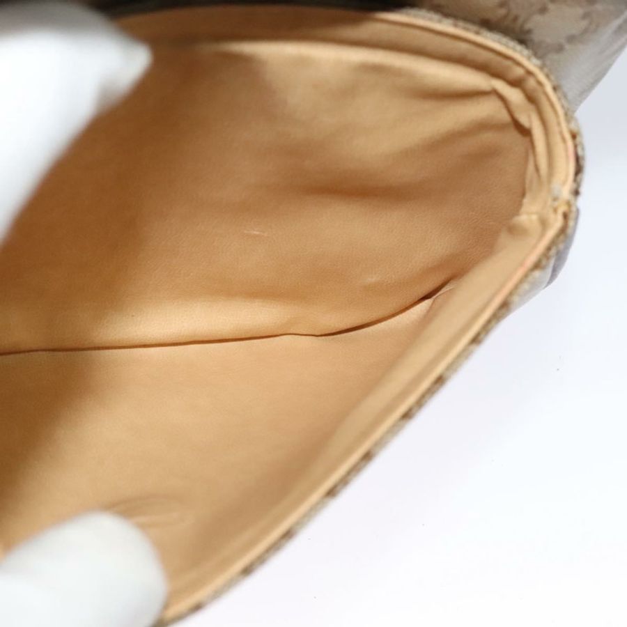 【日本直送】CELINE Macadam帆布肩背包 米色 金色 正品 BA4671-18