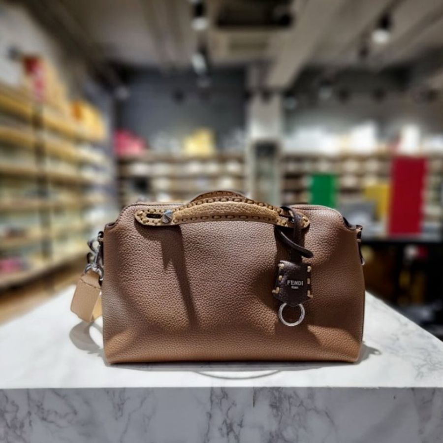 🎉新品好折扣✨Fendi 8BL155 By The Way Selleria 中款波士頓包 棕色-3