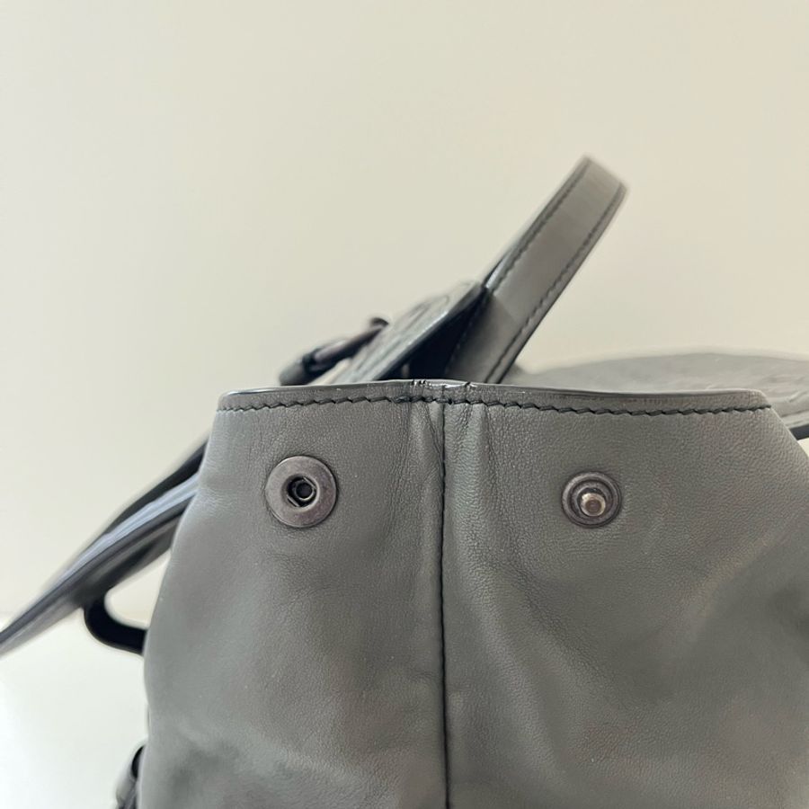 Bottega Veneta 灰色 編織 兩用 手提肩背包-16