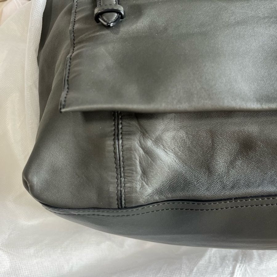 Bottega Veneta 灰色 編織 兩用 手提肩背包-18