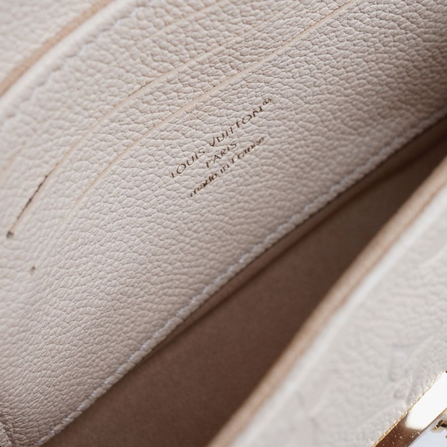 Louis Vuitton Nano Madeleine Monogram Empreinte 奶油白-7