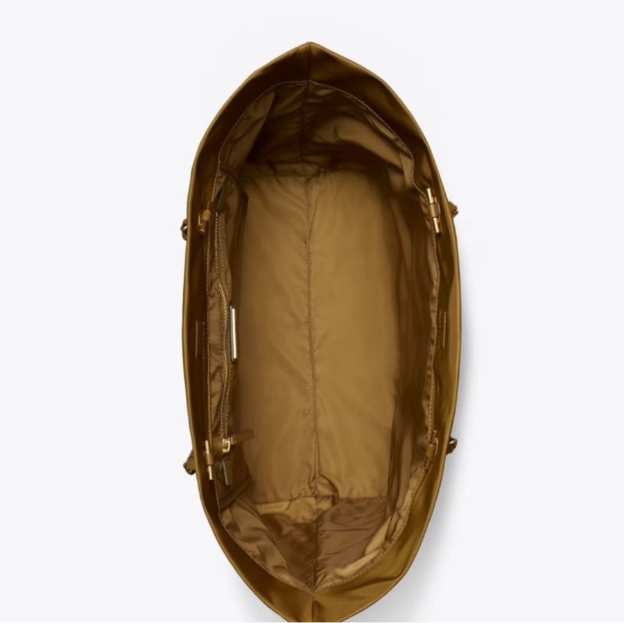 《全新品》Tory Burch Ella 駝色鏈條托特包-2