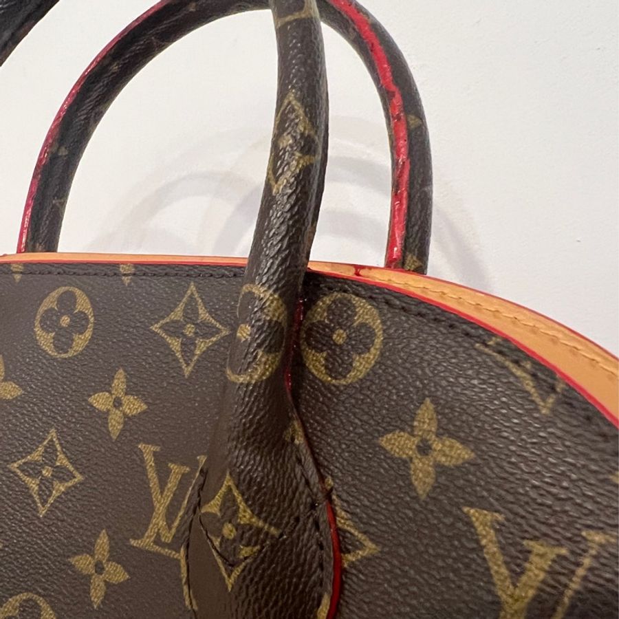 Louis Vuitton x Christian Louboutin 聯名款M41234 小馬皮革卯釘手提包-2