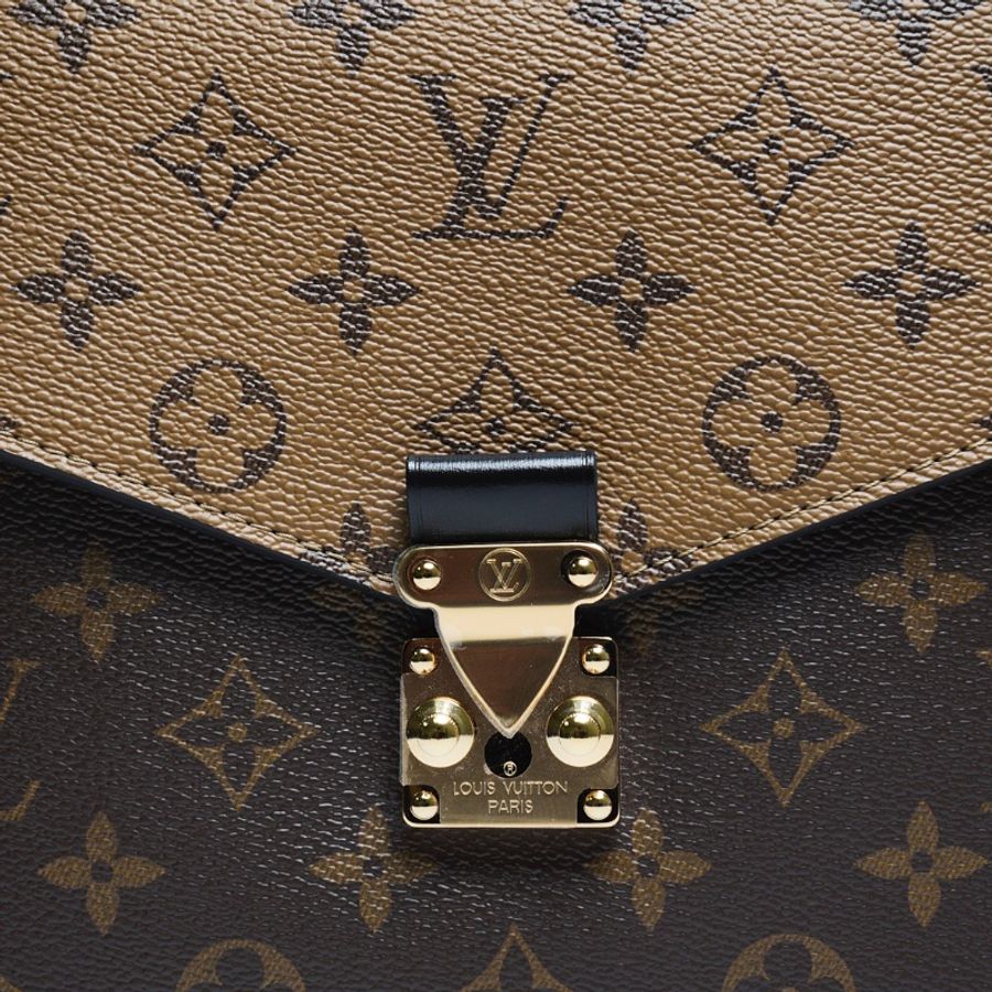 Louis Vuitton 經典Pochette M tis Monogram帆布手提斜背郵差包-5