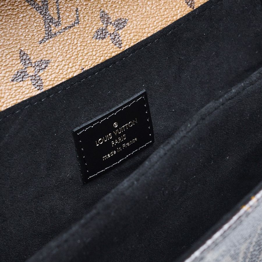 Louis Vuitton 經典Pochette M tis Monogram帆布手提斜背郵差包-9