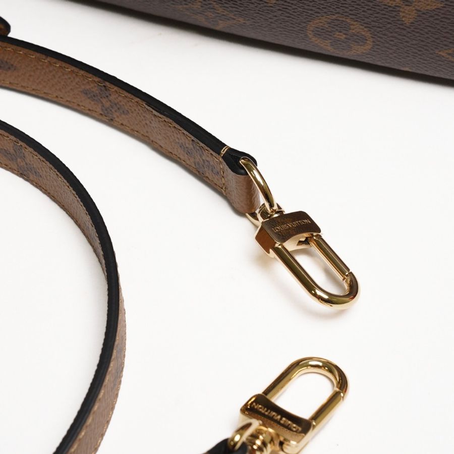 Louis Vuitton 經典Pochette M tis Monogram帆布手提斜背郵差包-13